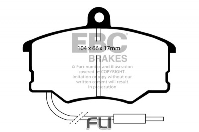 EBC DP616 standaard Remblokken