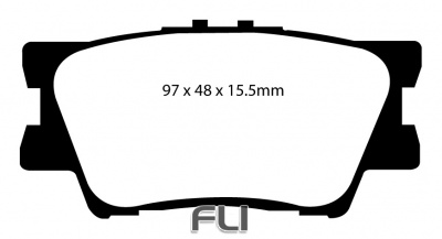 EBC DP61793 Greenstuff 4x4 Remblokken