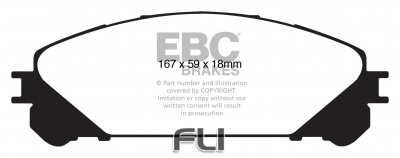 EBC DP61837 Greenstuff 4x4 Remblokken