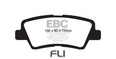 EBC DP61875 Greenstuff 4x4 Remblokken
