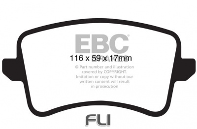 EBC DP61988 Greenstuff 4x4 Remblokken