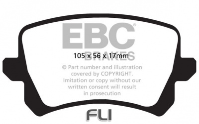 EBC DP62004 Greenstuff 4x4 Remblokken