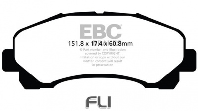 EBC DP62113 Greenstuff 4x4 Remblokken