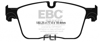 EBC DP62253 Greenstuff 4x4 Remblokken