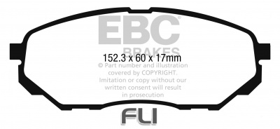 EBC DP62264 Greenstuff 4x4 Remblokken