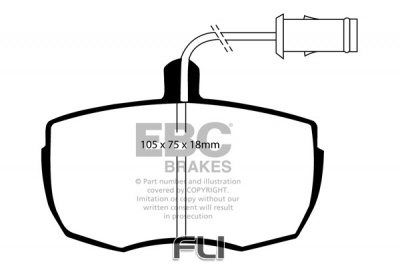 EBC DP622 standaard Remblokken