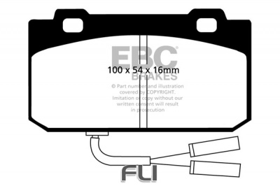 EBC DP625 standaard Remblokken