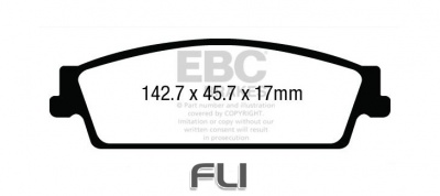 EBC DP63022 Greenstuff 4x4 Remblokken