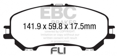 EBC DP63032 Greenstuff 4x4 Remblokken