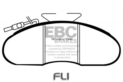 EBC DP633_3 standaard Remblokken
