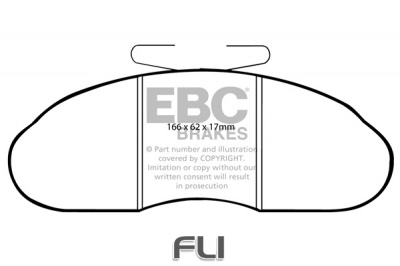 EBC DP633 standaard Remblokken