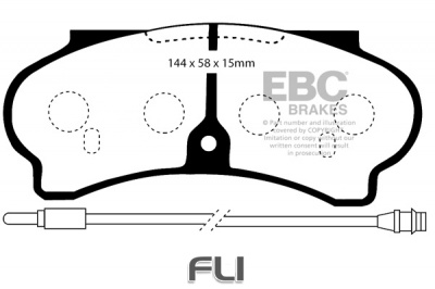 EBC DP652 standaard Remblokken