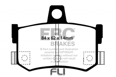 EBC DP662_2 standaard Remblokken