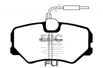 EBC DP687 standaard Remblokken