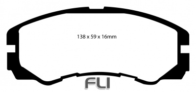 EBC DP6973 Greenstuff 4x4 Remblokken