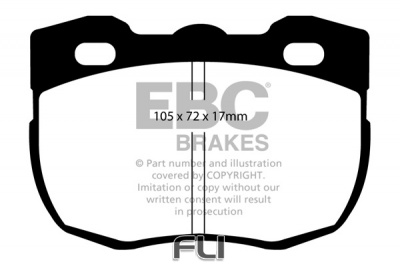 EBC DP713 standaard Remblokken