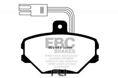 EBC DP718_2 standaard Remblokken