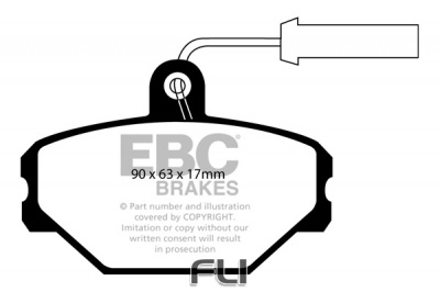 EBC DP718 standaard Remblokken