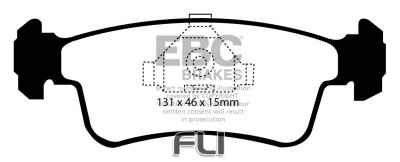 EBC DP741 standaard Remblokken