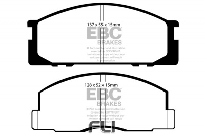 EBC DP743 standaard Remblokken