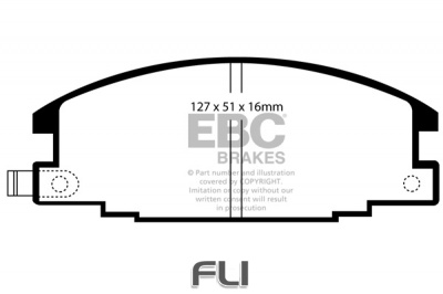 EBC DP746 standaard Remblokken