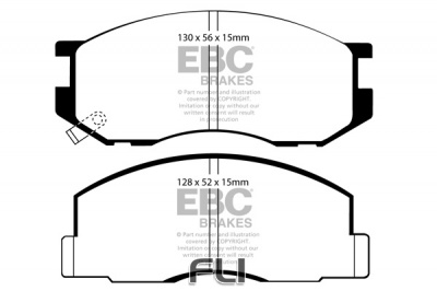 EBC DP747 standaard Remblokken