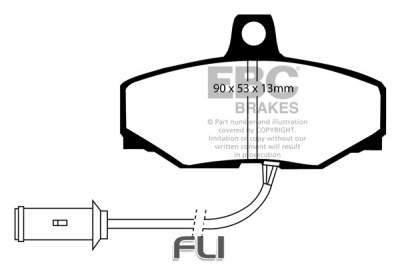 EBC DP757 standaard Remblokken