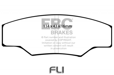 EBC DP8003RP1 Track and Race Brakepads