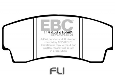 EBC DP8008RP1 Track and Race Brakepads