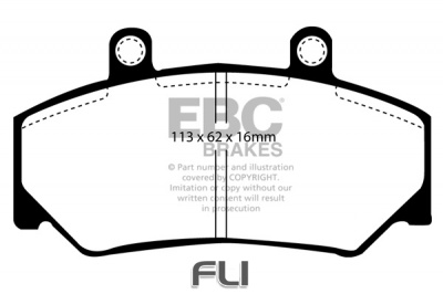 EBC DP800 standaard Remblokken