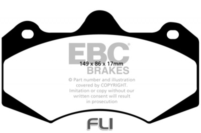 EBC DP8042RP1 Track and Race Brakepads