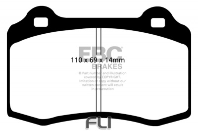EBC DP81140RPX Track and Race Brakepads