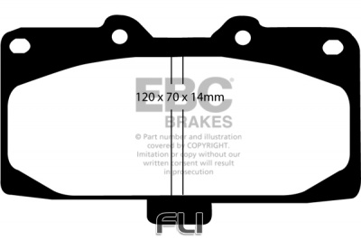 EBC DP81200RPX Track and Race Brakepads