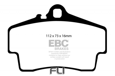EBC DP81208RP1 Track and Race Brakepads