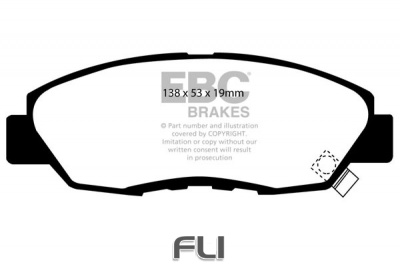 EBC DP812 standaard Remblokken