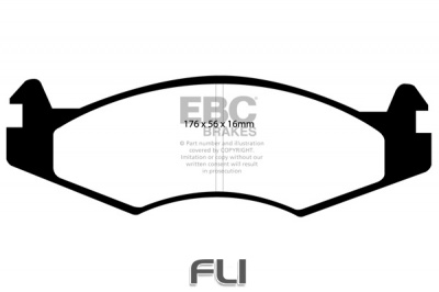 EBC DP813 standaard Remblokken