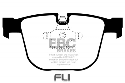 EBC DP81451RP1 Track and Race Brakepads