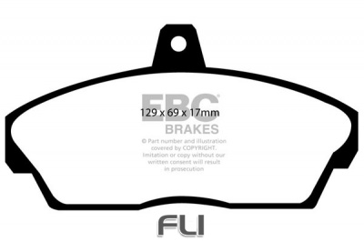 EBC DP815 standaard Remblokken