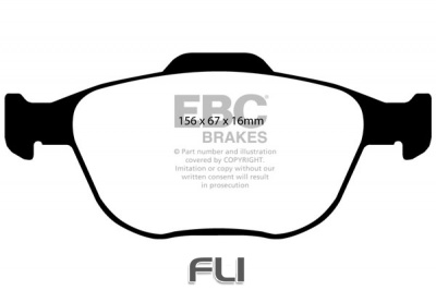 EBC DP81641RP1 Track and Race Brakepads