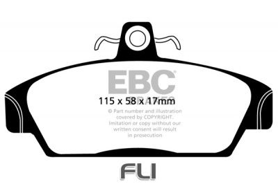 EBC DP817 standaard Remblokken