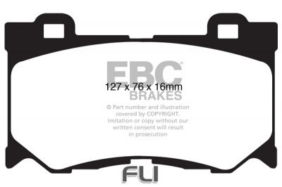 EBC DP81823RPX Track and Race Brakepads