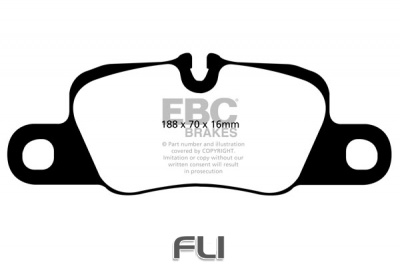 EBC DP81858RP1 Track and Race Brakepads