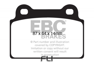 EBC DP81985RP1 Track and Race Brakepads