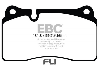 EBC DP82070RP1 Track and Race Brakepads