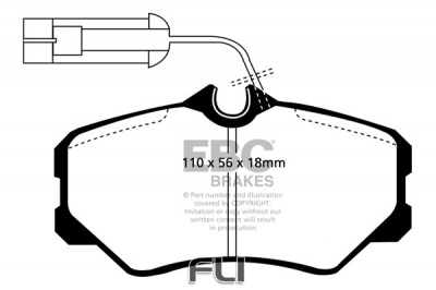 EBC DP820 standaard Remblokken