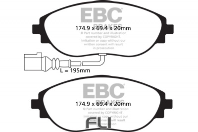 EBC DP82127RP1 Track and Race Brakepads