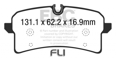EBC DP82204RP1 Track and Race Brakepads
