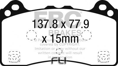 EBC DP82274RPX Track and Race Brakepads