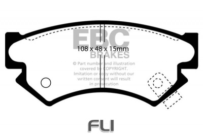 EBC DP822 standaard Remblokken