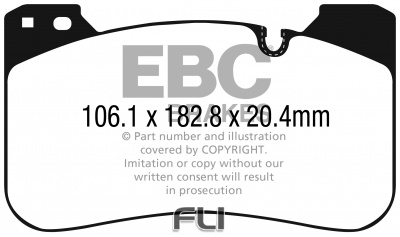 EBC DP82331RP1 Track and Race Brakepads